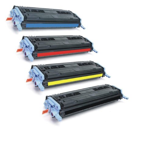 AZ Supplies © Premium OEM Quality HP 124A, Q6000A Q6001A Q6002A Q6003A Toner Cartridges 4 Color Set Professionally Remanufactured for HP Color LaserJet 1600, 2600, 2600n, 2600dn, 2605, 2605dn, 2605dtn CM1015MFP CM1017mfp Series Printers (Black, Cyan, Magenta, Yellow) Black: 2500 Page Yield , Colors: 2500 Page Yield page yield