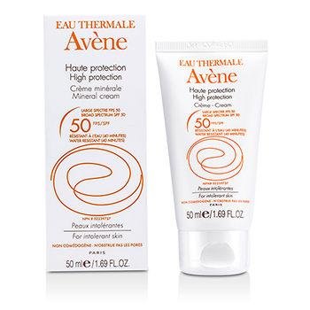 Avene High Protection Mineral Cream, SPF 50, 1.69 Fluid Ounce