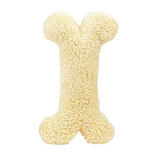 Petlou Flat Fleece Plush Soft Interactive Dog Chew Toy