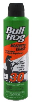 Bull Frog Mosquito Coast Spray Sunscreen with Insect Repellent, 6 Ounce