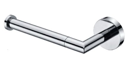 BathGecko Monito Stainless Steel Toilet Roll Holder (Style: Polished Chrome Toilet Roll Holder), Wall Mounted, Deluxe Metal Stainless Steel Toilet Paper Holder Polished Chrome Effect