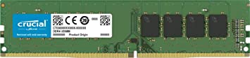 Crucial Basics 4GB DDR4 1.2v 2666Mhz CL19 UDIMM RAM Memory Module for Desktop, Green