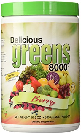 Greens World Delicious Greens 8000 Berry -- 10.6 oz