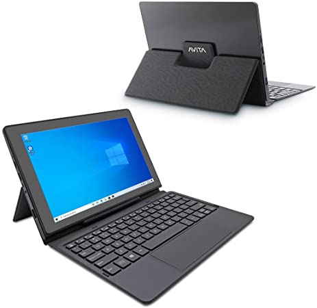 Avita Magus II [WT9M10C44] 10 Inches Intel Celeron 4GB RAM 64GB Storage Touch 2-in-1 Windows 10 Tablet PC Black