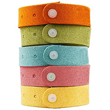 Fakon Best Mosquito Repellent Bracelet 7 Pack- Natural Deet-Free Insect & Bug Repellent bands,Non-Toxic Safe for Kids,Indoor & Outdoor Protection,Protection up to 300 Hours