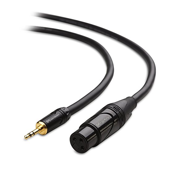 Cable Matters 3.5mm (1/8 Inch) TRS to XLR Cable (Male to Female) 10 Feet