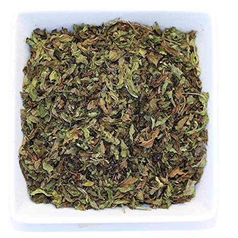 Tealyra - Moroccan Mint - Gunpowder - Peppermint - Spearmint - Famous Green Loose Leaf Tea - Caffeine Level Low - Hot or Iced Tea - All Natural - 110g (4-ounce)