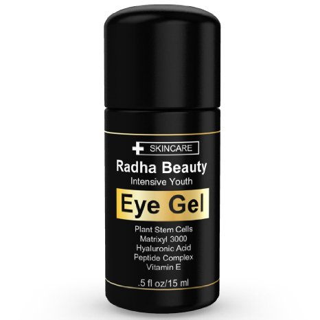 Eye Gel for Dark Circles Puffiness Bags and Wrinkles - The most effective eye gel for every eye concern - All Natural - 5 fl oz
