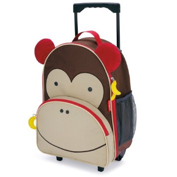 Skip Hop Zoo Little Kid Luggage Monkey