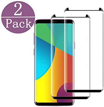 Compatible Galaxy S8 Plus Screen Protector Tempered Glass,[Case Friendly] [HD Clear] Glass Screen Protector Compatible Samsung Galaxy S8 Plus[2Pack]