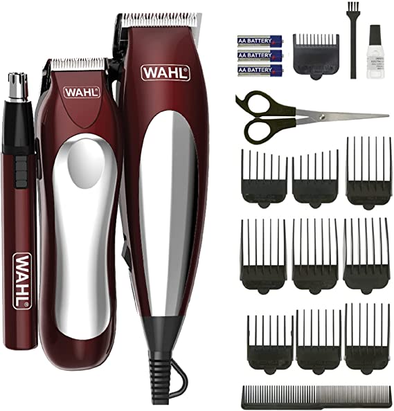 Wahl Clipper & Trimmer Complete Grooming Set, Hair Clipper Gift Set, Hair Clippers for Men, 3-in-1 Corded Head Shaver, Men’s Hair Trimmers, Stubble Trimmer, Personal Trimming, Male Grooming Set