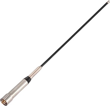 Bingfu High Gain Mobile Ham Radio Fiberglass Antenna Car Truck Amateur Two Way Radio Dual Band VHF UHF 136-174 MHz 400-470MHz Anti-Rust Antennas