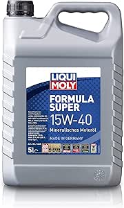 Liqui Moly Formula Super 15W-40 Huile minérale pour Moteur 5 l Incolore