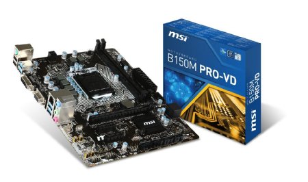 MSI Intel Skylake B150 LGA 1151 DDR4 USB 3.1 Micro ATX Motherboard (B150M Pro-VD)