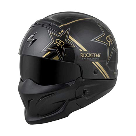 Scorpion Covert Helmet - Rockstar (XX-Large) (Black/Gold)