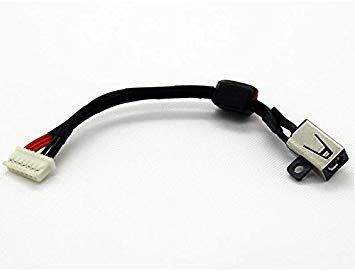 DC Power Jack Socket in Cable with Wire Harness for Dell XPS 15 9550 P56F Precision 5510 Series 64TM0 064TM0 AAM00 DC30100X300
