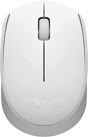 Logitech M170 Wireless Mouse, 2.4 GHz with USB Mini Receiver, Optical Tracking, 12-Months Battery Life, Ambidextrous PC/Mac/Laptop - Off White