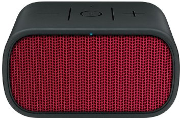 Logitech Ultimate Ears Mini Boom Speaker System - Battery Rechargeable - Wireless Speaker(s) - Red, Black 984-000400