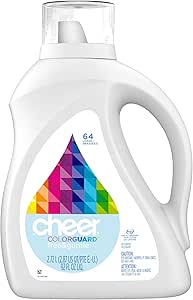 Cheer Liquid Detergent - 92oz - Free & Gentle, ColorGuard