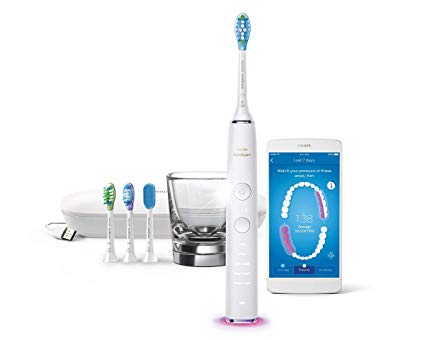 Philips Sonicare DiamondClean Smart 9500, Rechargeable Electric Toothbrush, White, HX9924/11