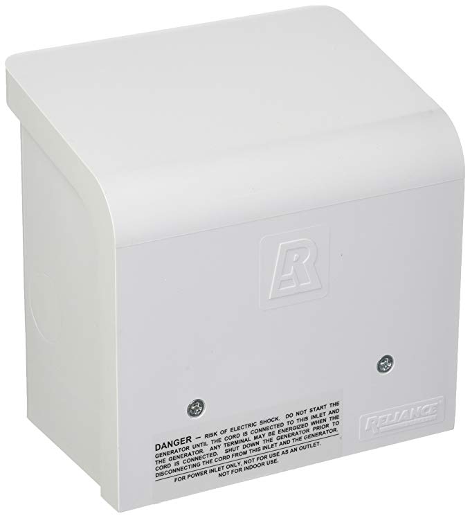 Reliance Controls Corporation PBN30 30-Amp NEMA 3R Power Inlet Box for Generators Up to 7,500 Running Watts