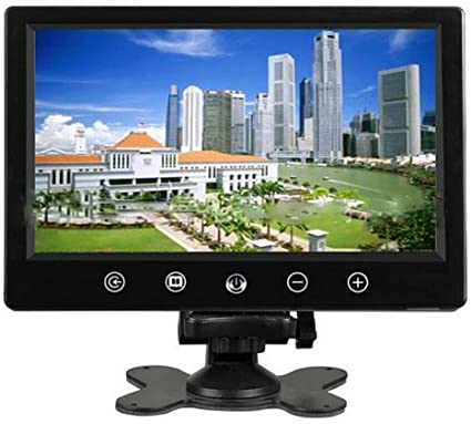 ePathChina 9 Inch 800 x 600 Pixels High Resolution Pillow TFT LCD Color Screen Car Rearview Mirror Monitor Support Video Output V1/V2 Selecting Widescreen Touch Button & Remote Control Function