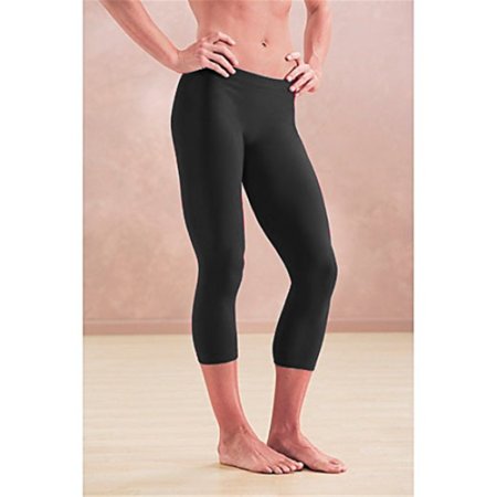 Fortuning's JDS® Girls & ladies black Anti- UV Yoga diving swimming leggings shorts