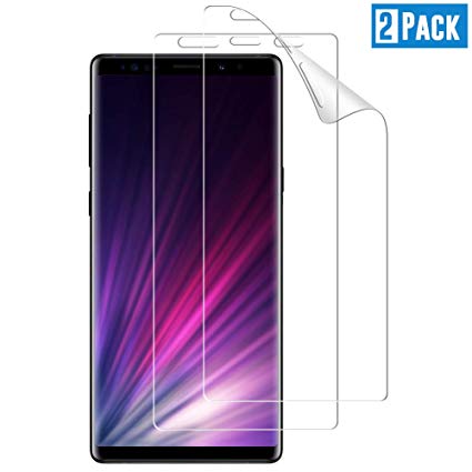 TOIYIOC Samsung Galaxy Note 9 Screen Protector [Full Coverage] [2 Pack][NOT Glass] Screen Protector Compatible with Galaxy Note 9, Anti Scratch, Touch Smooth Protective Film for Samsung Galaxy Note 9
