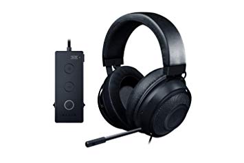 RAZER KRAKEN TOURNAMENT EDITION: THX Spatial Audio - Customize Audio and Mic Controls - Cooling Gel-Infused Ear Cushions -Gaming Headset Works with PC, PS4, Xbox One, Switch, & Mobile Devices - Black