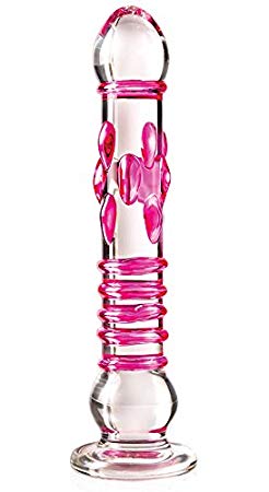 Icicles #6 Hand Blown Glass Massager