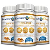 Research Verified Turmeric Curcumin - 180 Capsules - 3 Month Supply - Standardized to 95 - Natural Anti-Inflammatory Antioxydant Pain Relief and Anti-Depressant - 100 Money Back Guarantee