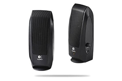 Logitech 980-000012 S120 2.0 Multimedia Speakers, Black