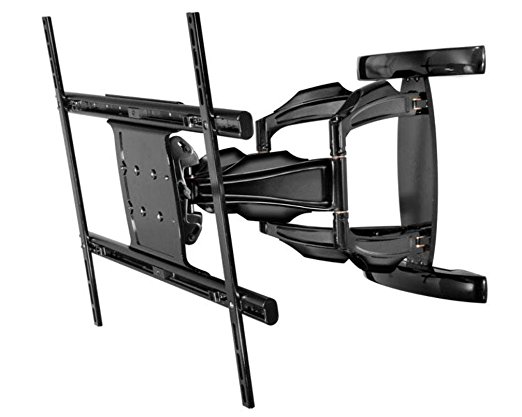 Peerless Full-Motion Plus Wall Mount for 50-Inch - 80-Inch Flat Panel Screens (Black)