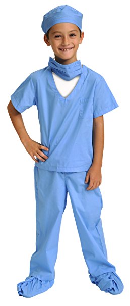 Aeromax Jr. Doctor Scrubs, available in Blue or Pink