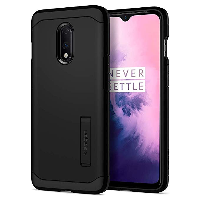 Spigen Tough Armor Designed for OnePlus 7 Case (2019) - Black