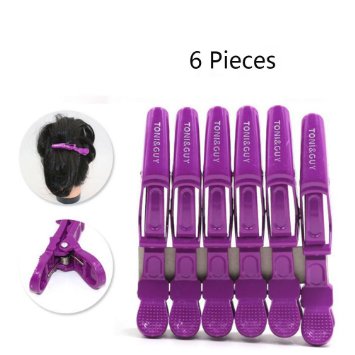 [Deals Sales Today 2016]IBEET Croc Hair Styling Clips - Plastic Croc Non Slip Clips,Pack of 6 Salon Sectioning Clip Clamp Hairdressing,Hair Tool Crocodile