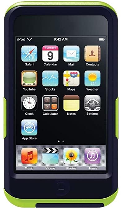 OtterBox Commuter Series Case for iPod touch 4G - Black/Green (Discontinued by Manufacturer)