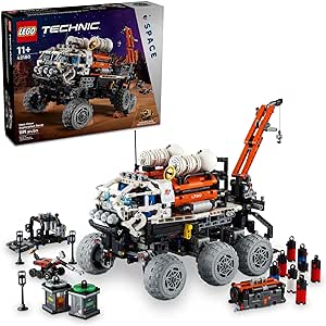 LEGO Technic Mars Crew Exploration Rover Building Set, Space Gift for Boys and Girls, Science Project, NASA Inspired Toy, Advanced Building Kit for Kids Ages 10 and Up, 42180