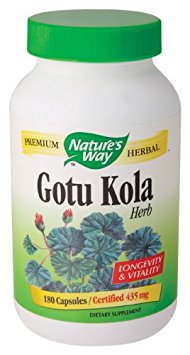 Nature's Way Gotu Kola Herb Caps, 180 ct