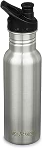 Klean Kanteen Classic Narrow Sport Cap Brushed Stainless Bottle 532Ml, 1 EA