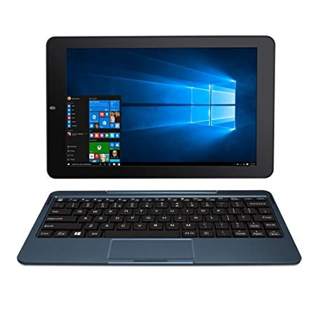 Venturer Bravo SE 10.1-Inch 2-in-1 Tablet - (Soft Touch Blue) (Intel Z8530, 2 GB RAM, 32 GB eMMC, Intel Gen7 HD Graphics Card, Windows 10)