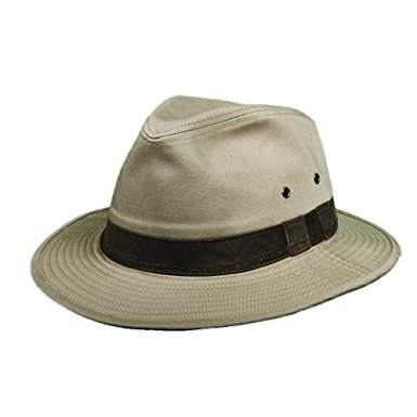 Dorfman Pacific Garment Washed Twill Safari with Weathered Cotton Hat