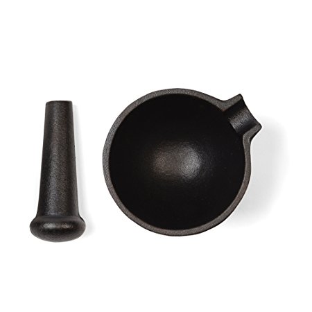 Fox Run 3861 Mortar and Pestle, Cast Iron