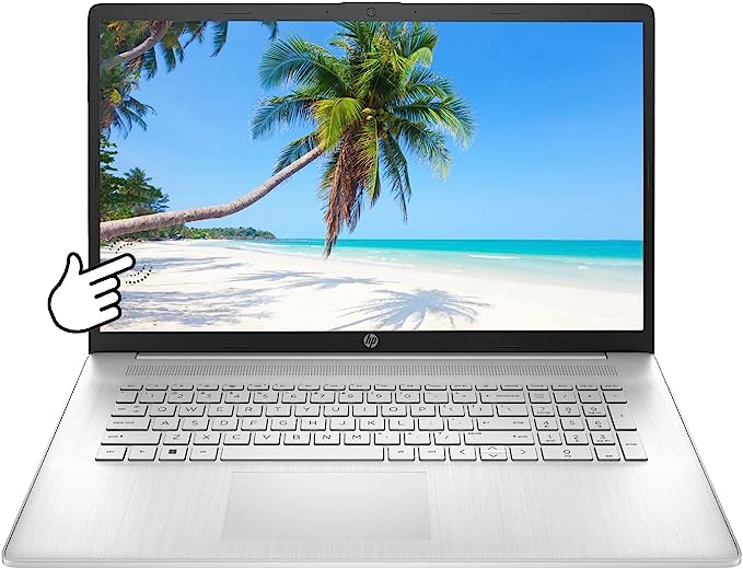 HP 2023 Newest Pavilion 17.3 Touchscreen HD  Laptop Computer, AMD Ryzen 5 7530U 6-Core(Beat i7-1165G7), 32GB RAM, 1TB NVMe SSD, AMD Radeon Graphics, Fast Charge, WiFi 6, Bluetooth 5.3, HDMI, Win11