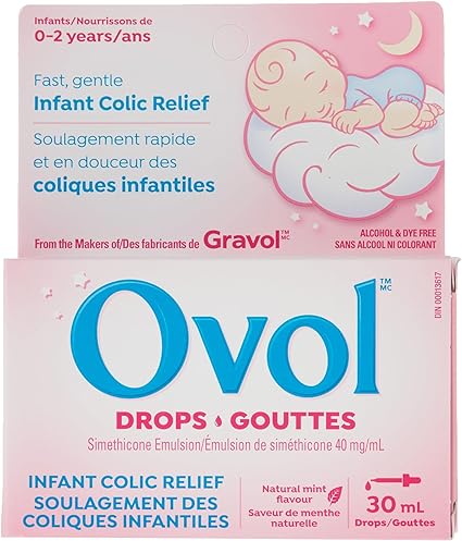 Ovol Drops - Fast, Gentle Infant Colic Relief, 30mL