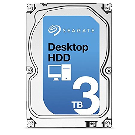 Seagate Desktop ST3000DM001 internal hard drive 3TB (8.9 cm (3.5 inch), 7200rpm, 64MB cache, SATA III)