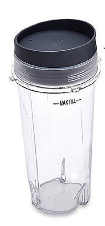 Ninja XWP002CS Single Serve Cups with Lids Clear 16-Ounce