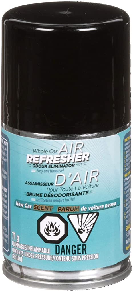 Meguiar's Air Refresher - New Car Scent, Single Use Odour Eliminator, 71g - G16402C