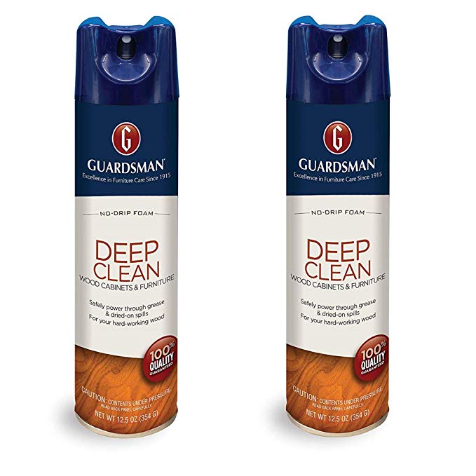 Guardsman Deep Clean - Purifying Wood Cleaner - 12.5 oz (PACK of 2) Streak Free, Doesn't Attract Dust 460500