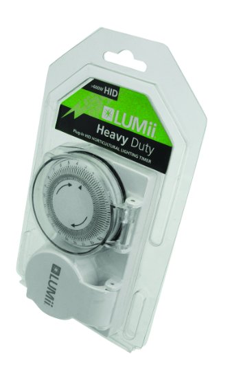 LUMii 24 Hour Heavy Duty Timer with UK Plug